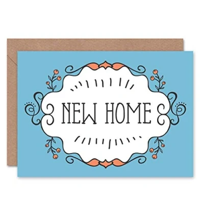 Image of Wee Blue Coo CARD GREETING NEW HOME CONGRATULATIONS BRIGHT