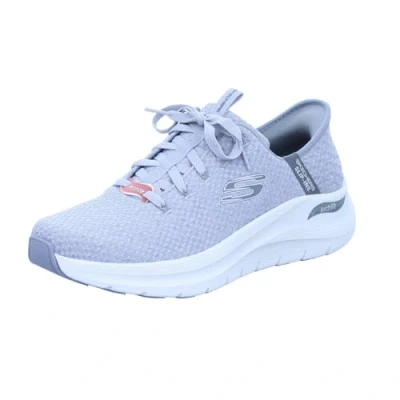 Image of Skechers Mens Arch Fit 2.0 Look Ahead Slip Ins Trainers Grey 10 UK