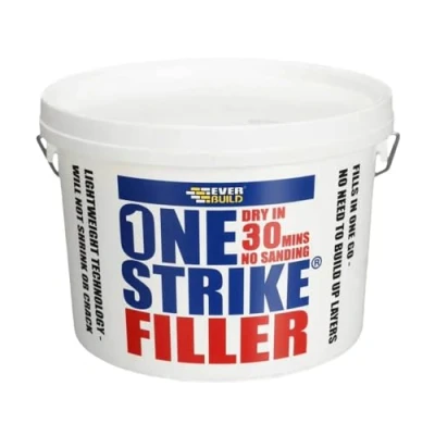 Image of Everbuild ONE2 One Strike Multi Purpose Ready To Use Filler, White, 2.5 Litre (Packaging may vary)