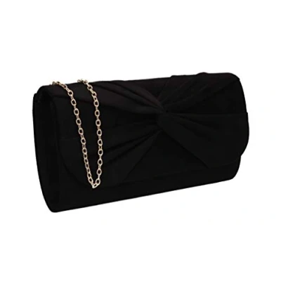 Image of Swankyswans Women&#039;s Louise Clutch Bag, Black, One Size