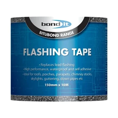 Image of 2 x 150mm 10m BondIt Flashing Tape Flash Band Roofing Repair Self Adhesive