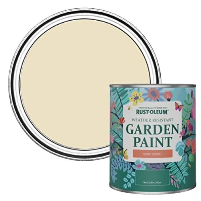 Image of Rust Oleum Beige Mould Resistant Garden Paint In Satin Finish Featherstone 750ml