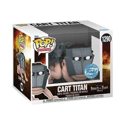 Image of Funko Pop! Super: Attack on Titan Cart Collectable Vinyl Figure Gift Idea Official Merchandise Toys for Kids &amp; Adults Anime Fans Model Collectors and Display