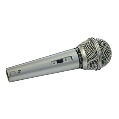 Image of Mr Entertainer Switched Plastic Bodied Vocal Microphone with 3 Meter XLR to 6.35mm Jack Lead
