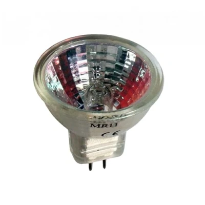 Image of MR11 Fibre Optic Halogen 35MM 12V 10W Light Bulb Christmas Lamp