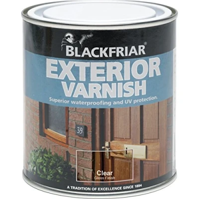 Image of Blackfriar BKFEVS500 500 ml Exterior Varnish Clear Satin