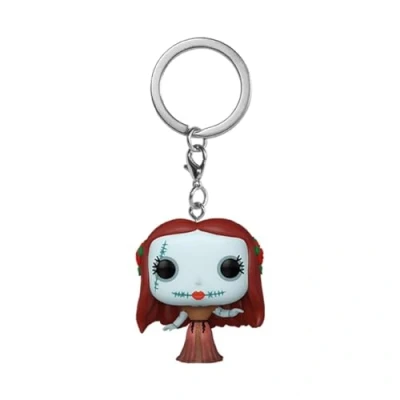 Image of Funko Pop! Keychain: Disney the Nightmare Before Christmas 30th Formal Sally Disney: Novelty Keyring Collectable Mini Figure Stocking Filler Gift Idea