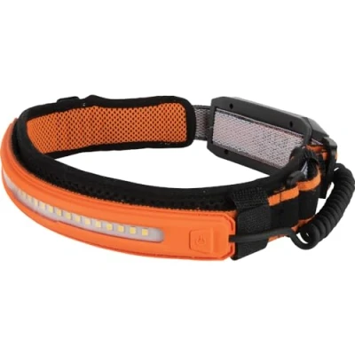 Image of Klein Tools 56308 Rechargeable Headlamp with Strap, 575 Lumens, Widebeam LED, All On or Direct Focus Modes, for Work and Outdoors