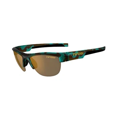 Image of Tifosi STRIKEOUT CYCLING SUNGLASSES BLUE TORTOISE BROWN POLARIZED 2023