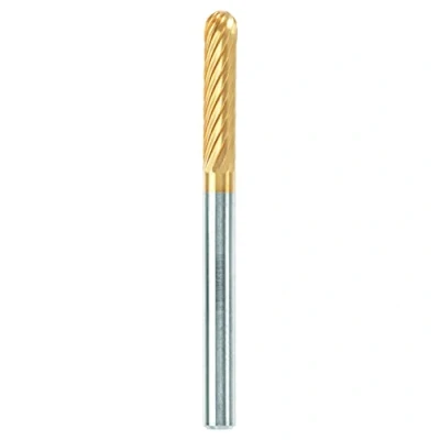 Image of Dremel Max High performance Tungsten Carbide Carving Bit (9903DM) Titanium Coated for and Engraving, 3.2mm, Life Durability