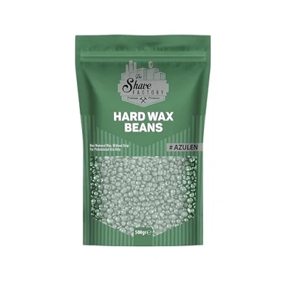 Image of The Shave Factory Hair Removal Hot Wax (Hard Beans Green Azulen)