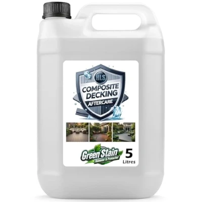 Image of Composite Decking Aftercare Green Stain Remover &amp; Protector 5L
