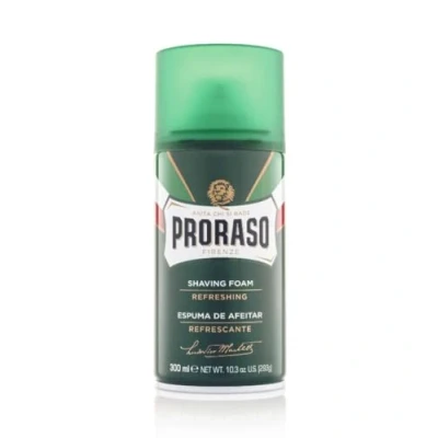 Image of Proraso Shaving Foam, 300ml, Refreshing and Toning Foam with Eucalyptus Oil Menthol, Made in Italy, Green