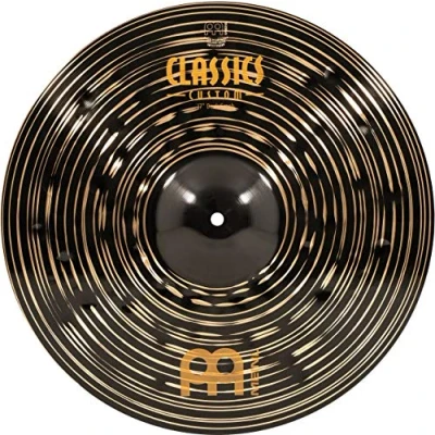 Image of Meinl Cymbals Classics Custom Dark Crash Cymbal 17 inch (Video) for Drum Set (43,18cm) B12 Bronze, Finish, Made in Germany (CC17DAC)