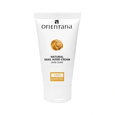 Image of Orientana Natural Hand Cream Snail Day &amp; Night Fast Absorbing Intensive Anti Aging Cuticle Treatment Dry Sensitive Skin Repair Moisturising Soothing Smoothing 50g