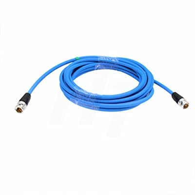 Image of Hangton 12G 4K Raw SDI Coaxial Video Cable BNC to Canare LV 61S 75 ohm for Camera Monitor Flexible Shielded 1.5M Blue