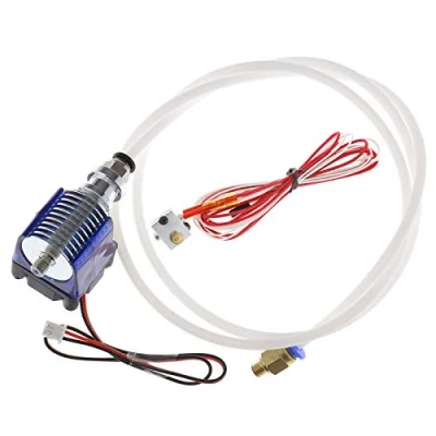 Image of ENET YINETTECH 1.75mm Filament 0.4mm Extrusion Nozzle V6 J head Hotend with Cooling Fans &amp; Feed Tube for 3D Printer