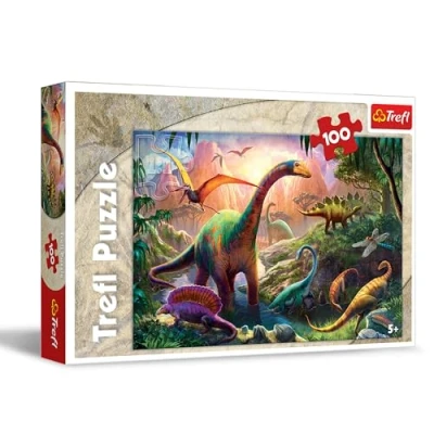 Image of Trefl &quot;Dinosaurs Land Puzzle (100 Piece, Multi Colour)