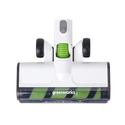 Image of Greenworks Stick Vacuum Soft Brush Roll, Green,grey,white