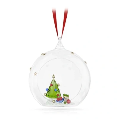 Image of Swarovski Holiday Cheers Tree and Gifts Ball Ornament