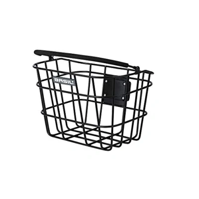 Image of Basil Bremen Aluminium Baseasy/Klickfix Front Basket Matt Black, One Size