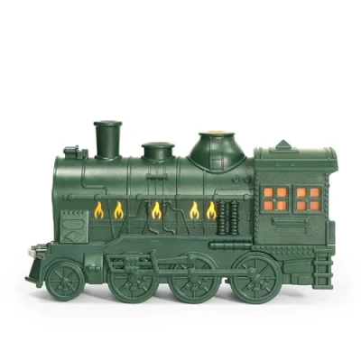 Image of Diabolical DP1368 71 Steam Train Aromatherapy Diffuser Essential Oils for Diffusers, Humidifier Bedroom, Electric Diffusers Home, Men Who Have Everything (Green)