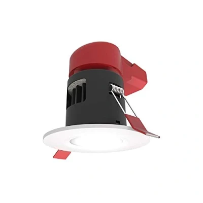 Image of Ansell APRILED/CW Integrated LED Downlight Matt White 4000K Cool