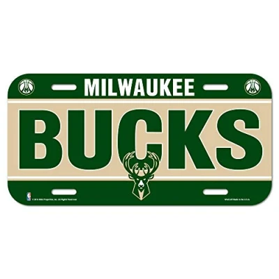 Image of NBA Milwaukee Bucks License Plate