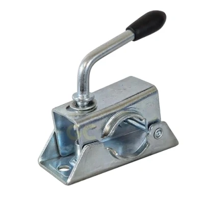 Image of Jockey Wheel Clamp Mount 48mm Holder Drawbar Propstand Trailer Towing