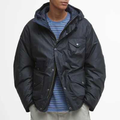 Image of Barbour Weardale Worker Winter jacket, Men&#039;s, Size: XL, Navy