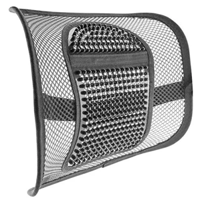 Image of Seprendi Mesh Back Support for Office Chair, Lumbar/Chair with Elastic Strap Rest Car Seat/Back Pain Relief