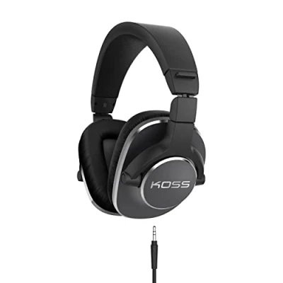 Image of Koss Pro4S Full Size Studio Over Ear Hi Fi Headphones (3.5 mm Jack) for iMac/Laptop/DJ/MP3 Players Black