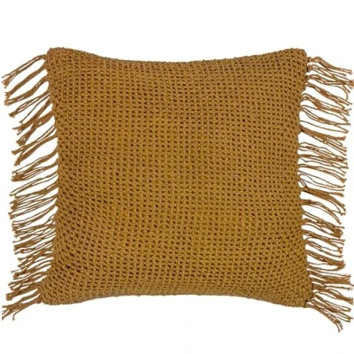 Image of Yard Nimble Knitted Feather Filled Cushion
