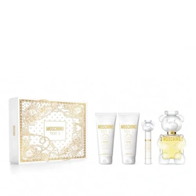 Image of Moschino Toy 2 Eau de Parfum 100ml Gift Set 2024 (Contains EDP, Body Lotion, Shower Gel and 10ml Travel Spray)