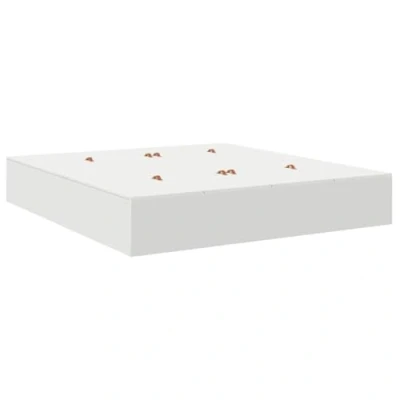 Image of Storage Bed Frame with White 180 x 200 cm Wood Vidaxl