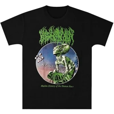 Image of Blood Incantation Hidden History of The Human Race T Shirt Unisex Tee BlackOne Size