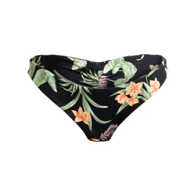 Image of Roxy Two Piece Bottom PT Beach Classics Cheeky Young Womens Black XS