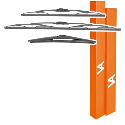 Image of VIA ALBION® Wiper Blades for HYUNDAI i10 Mk1 (2008 2013) All Weather Front &amp; Rear Wipers Set