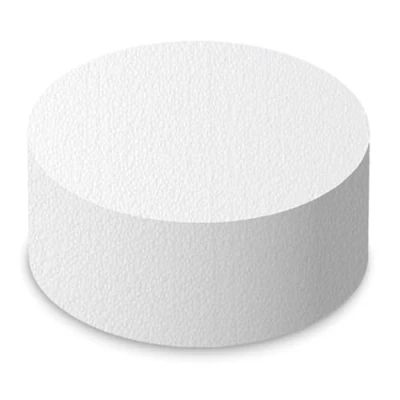Image of 8&quot; inch Diameter Round Cake Polystyrene Modelling Dummy 6&quot; Deep