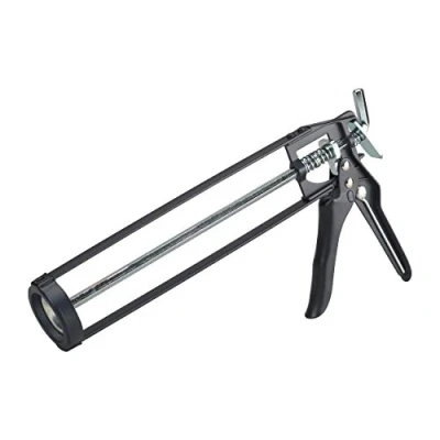 Image of Everbuild Professional Caulk, Sealant, Adhesive Application Gun For Up To C4/400ml Cartridges Black