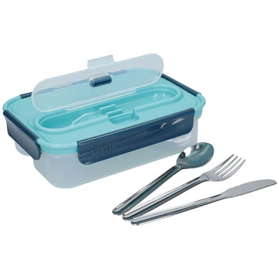 Image of Built Retro 1 Litre Lunch Box with Cutlery