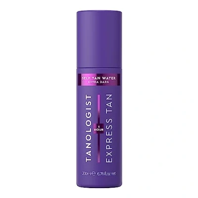 Image of Tanologist Water, Extra Dark (200ml) Hydrating Self Tanning Natural Ingredients &amp; Vegan, Dermatologist Approved, Clean Vegan