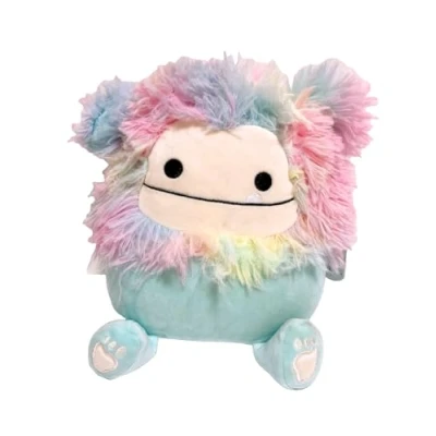 Image of Squishmallows Official Kellytoy Bigfoot Squad Soft Plush Toy (8&quot; Benny The Brown Bigfoot)