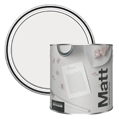 Image of Rust Oleum Colours Matt Emulsion Wall and Ceiling Paint Fleur 2.5L