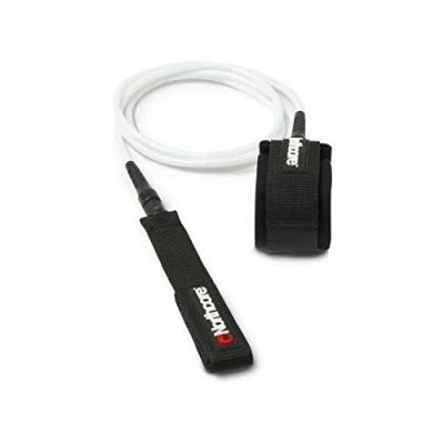 Image of Northcore Surfing and Watersports Accessories 6mm Surfboard Leash/Strap 7FT White