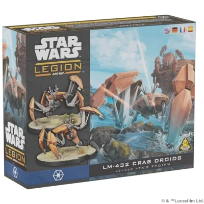 Image of ATOMIC MASS GAMES, Star Wars: Legion LM 432 Crab Droids (LM Droids), Expansion, Tabletop, 2 Players, Ages 14+, 120 180 Minutes, German, Multilingual