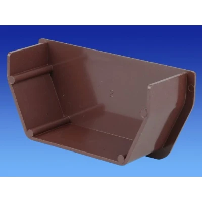Image of Wavin OSMA Squareline Stopend Internal 100mm Brown 4T810N