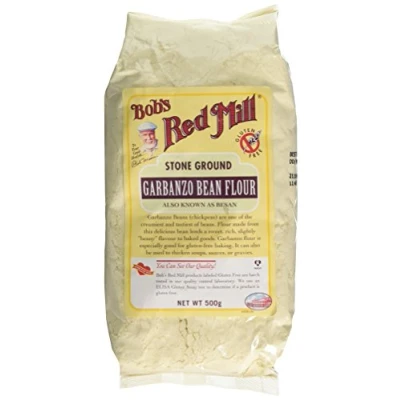 Image of BOB&#039;S RED MILL Gluten Free Garbanzo Flour 500g (PACK OF 1)