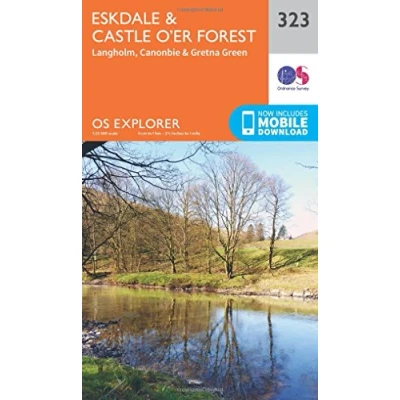 Image of Explorer 323 Eskdale &amp; Castle O&#039;er Forest Map With Digital Version