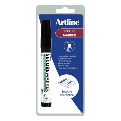 Image of Artline Secure Redacting Marker Black